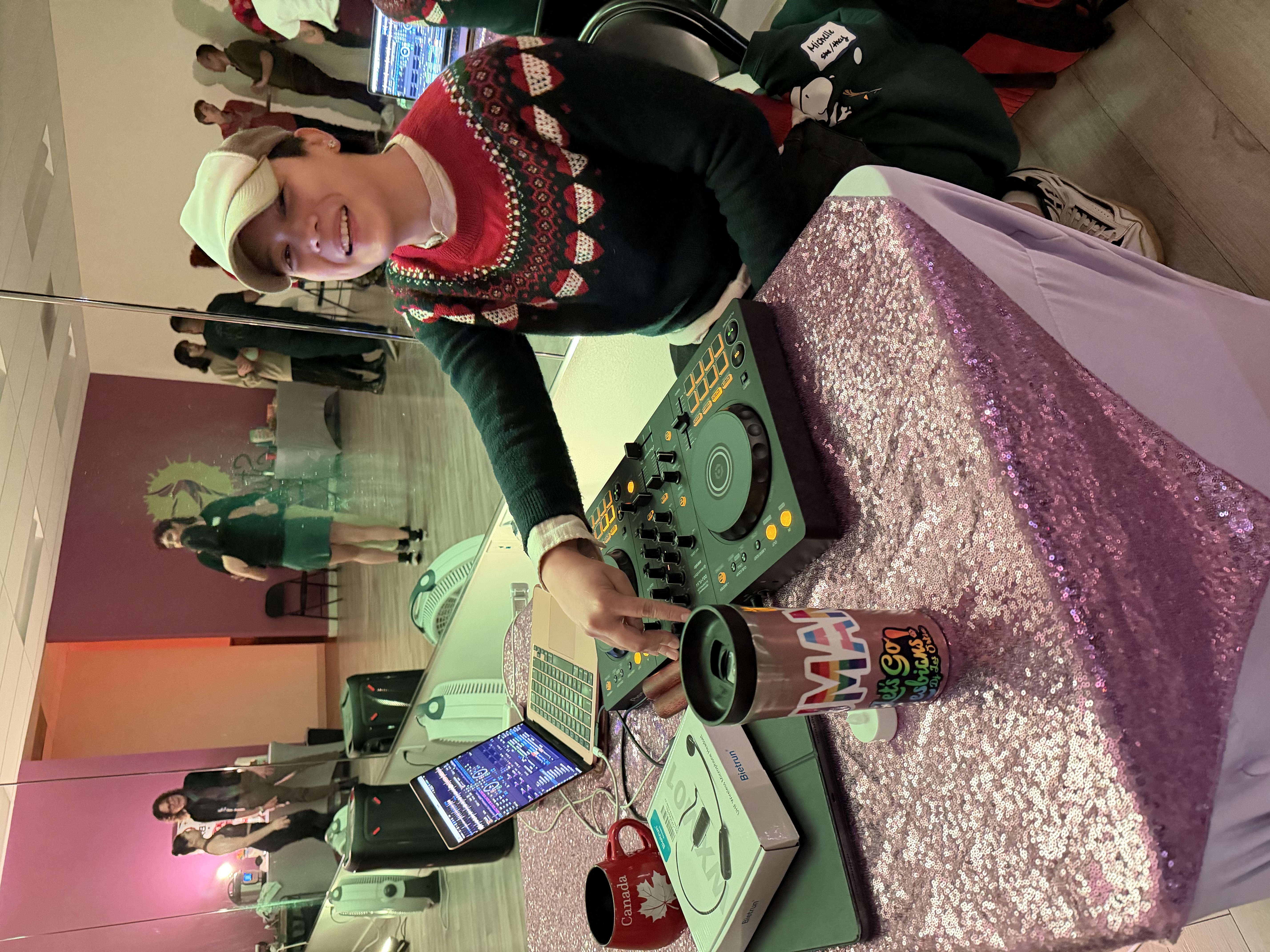 Dancers having fun at Queer Salsa Social event